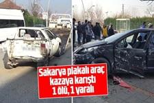 Sakarya plakalı araç kazaya karıştı: 1 ölü, 1 yaralı