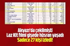 Akyazı'da çekilmişti, sadece 27 kişi izledi