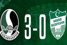 Sakaryaspor:3 Kırşehir Belediyespor:0