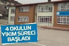 4 okulun yıkımı için ihaleye çıkıldı