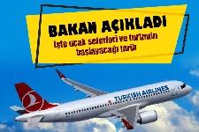 İşte uçak seferleri ve turizmin başlayacağı tarih