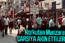 Çarşıya akın ettiler