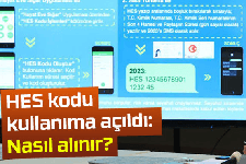 Seyahat izni için HES kodu kullanıma açıldı