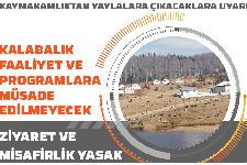 Kaymakamlık yayla evlerine gidecekleri uyardı