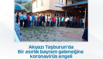 Bir asırlık geleneğe koronavirüs engeli