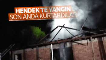 Büyükbaş hayvanları son anda kurtardılar