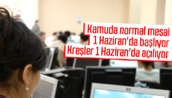 Kamuda normal mesaiye dönülüyor