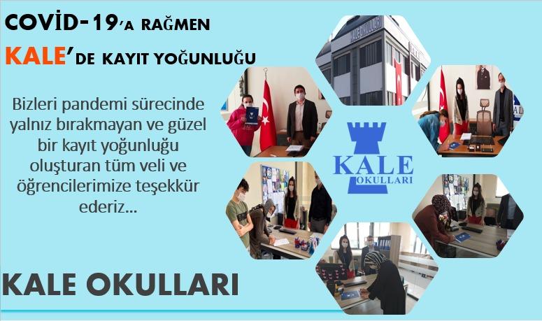 Covid 19 Virüsüne Rağmen Özel Kale'de Kayıt Yoğunluğu Yaşanıyor