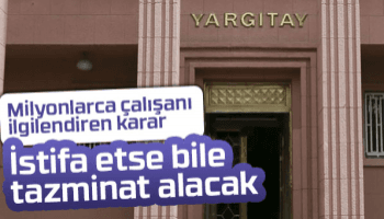 Çalışanları ilgilendiren tazminat kararı