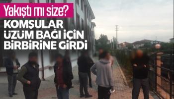 Komşuların üzün bağı kavgası: 3 yaralı