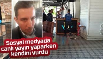 Canlı yayında kendini vurdu