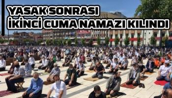 Sakarya'da sosyal mesafeli Cuma namazı