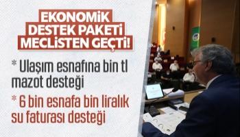 Esnafın beklediği paket meclisten geçti