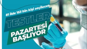 Antikor testleri pazartesi başlayacak