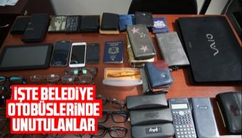 Unutulan eşyalar sahiplerini bekliyor