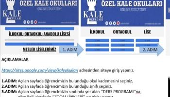 Kale Okulları Uzaktan Eğitimde Yeni Yazılım Geliştirdi