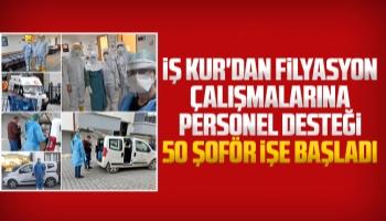 Filyasyon çalışmaları için 50 şoför iş başı yaptı