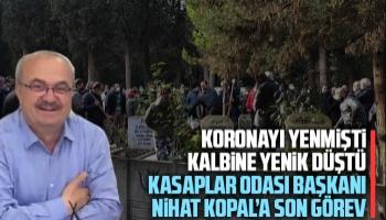 Kasaplar Odası Başkanı  Nihat Kopal'a son görev