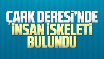 Çark Deresi'nde insan iskeleti bulundu