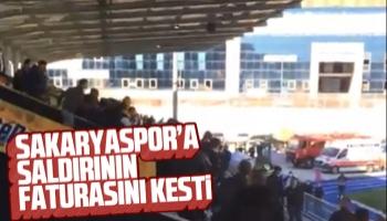 Sakaryasporlu yöneticilere saldırmışlardı, faturası kesildi