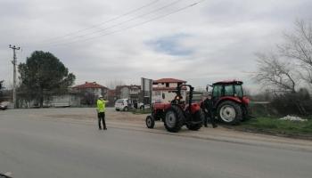 Şehirde büyük trafik denetimi