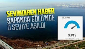 Sapanca Gölü'nde o su seviyesi aşıldı