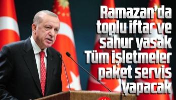 Ramazan'da toplu iftar ve sahur yasak