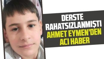 Ahmet Eymen'den acı haber