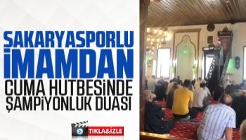 Cuma hutbesinde imamdan şampiyonluk duası