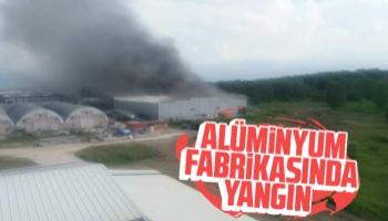 OSB'de fabrika yandı