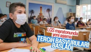 LGS tercih başvuruları başladı