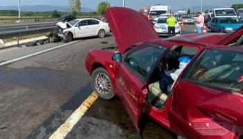 Kuzey Marmara Otoyolu’nda feci kaza:1 ağır, 4 yaralı