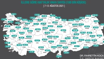 Haftalık tablo açıklandı; Sakarya'da durum çok kötü