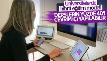 Üniversitelerde hibrit eğitime geçilecek