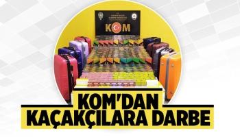 KOM'dan kaçakçılara darbe