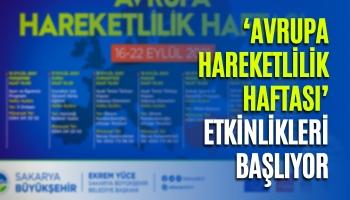 ‘Avrupa Hareketlilik Haftası’ Etkinlikleri Başlıyor