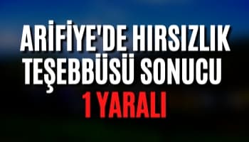 Arifiye'de Hırsızlık Teşebbüsü Sonucu 1 Yaralı