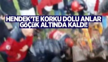 Göçük altında kaldı