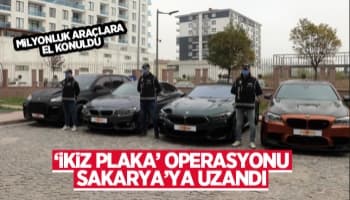 Milyonluk araçlara el kondu