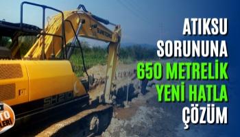 Büyükşehir Atıksu Sorununa 650 Metrelik Yeni Hatla Çözüm Oldu