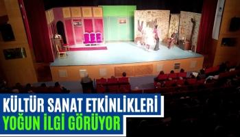 Kültür Sanat Etkinlikleri Yoğun İlgi Görüyor