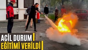 Büyükşehir Personellerine Acil Durum Eğitimi Verildi