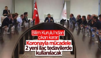 Bakan açıkladı; İki ilaç korona tedavisinde kullanılacak