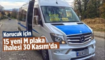 Korucuk için 15 yeni M plaka ihalesi 30 Kasım’da