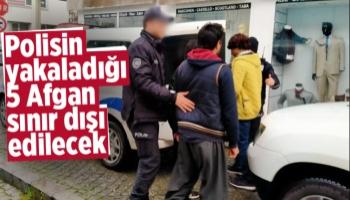 5 Afgan sınır dışı edilecek