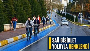 Sakarya Üniversitesi Bisiklet Yoluyla Renklendi