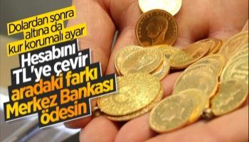 Merkez Bankası, altın hesabını TL'ye çevirene destek verecek