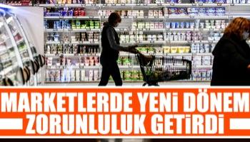 Marketlerde yeni dönem; Artık zorunlu