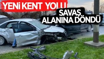 Duble yol savaş alanına döndü