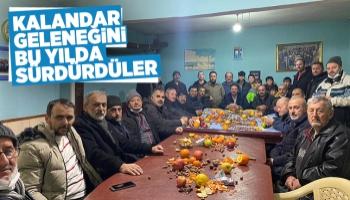 Kuzuluk'ta kalandar geleneği bu yılda devam etti